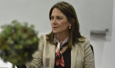La ministra de Salud, Ana María Vesga.