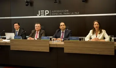 Magistrados de la JEP.