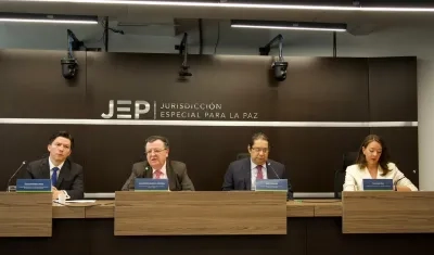 Magistrados de la JEP.
