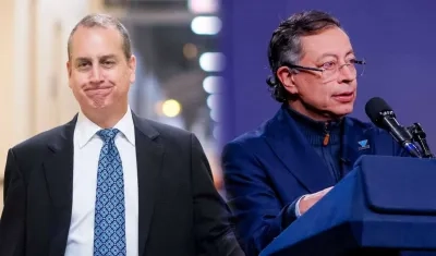 Mario Diaz-Balart y Gustavo Petro.