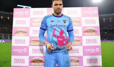 El portero colombiano Álvaro Montero.