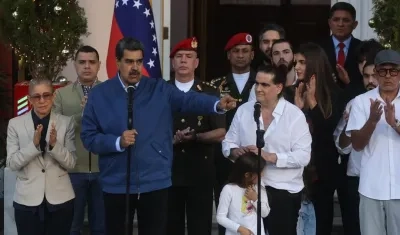 Nicolás Maduro y Alex Saab. 