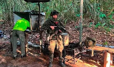 Operativo militar en Guaviare. 