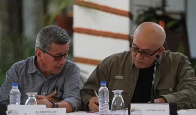 Israel Ramírez Pineda, alias ‘Pablo Beltrán’, y Eliécer Herlindo Chamorro Acosta, alias ‘Antonio García’.