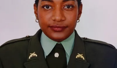 La patrullera Yenifer Yadira Ordóñez Valencia. 