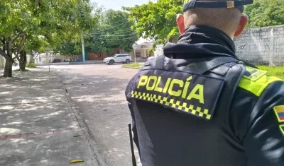 Uniformado de la Policía.