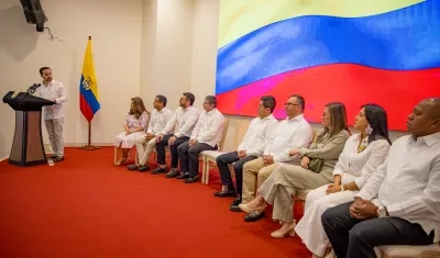 Posesión de los magistrados del Consejo Nacional Electoral.
