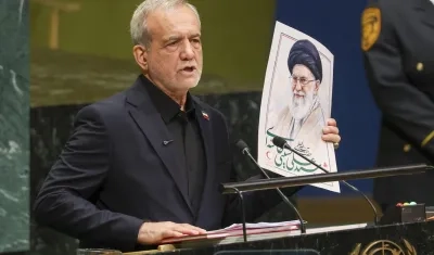 El presidente de Irán, Masoud Pezeshkian.