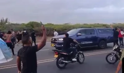 Recibimiento del cuerpo del 'Bendito Menor', en Riohacha