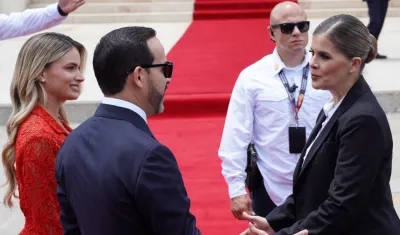 Presidente Abelardo De La Espriella y la presidenta de Costa Rica, Laura Fernández.