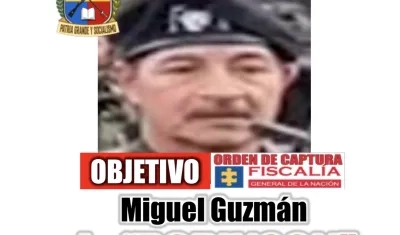 Miguel Guzmán, alias 'Robinson Gutiérrez'.