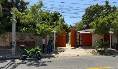 Bodega donde se registró el robo. 