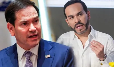 El secretario de Estado de EE.UU., Marco Rubio, y el Presidente Abelardo De La Espriella.