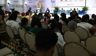 Aspecto de un evento en Unisimón. 