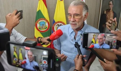 Eduardo Verano, gobernador del Atlántico. 