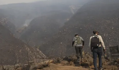 Incendio en Villa de Leyva.