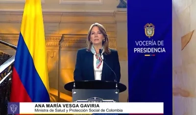  Ana María Vesga, Ministra de Salud