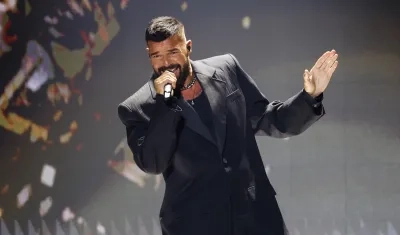 El cantante puertorriqueño Ricky Martin.