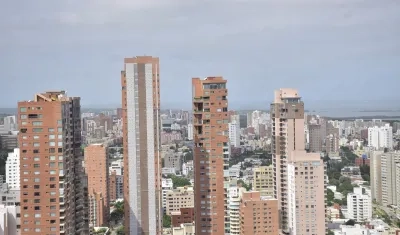 Vista panorámica de Barranquilla. 