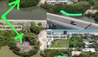 La Boquilla, en Cartagena.