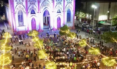 Plaza de San Nicolás en 'Noches de Centro'.