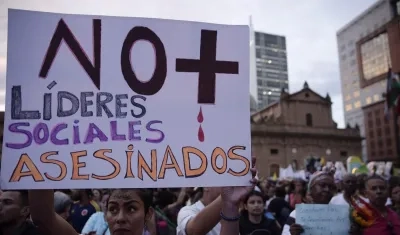 De acuerdo con Indepaz en el país un líder es asesinado cada 2 o 3 días.