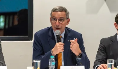 Miguel Gómez, ministro de Hacienda.