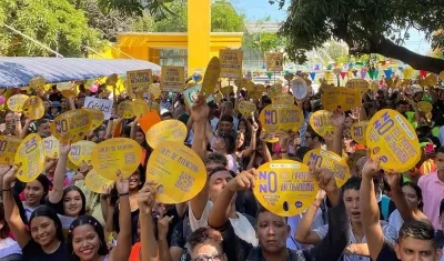 Estrategia 'No es No' de la Alcaldía de Barranquilla. 