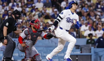 El japonés Shohei Ohtani, pelotero de los Dodgers de Los Ángeles. 