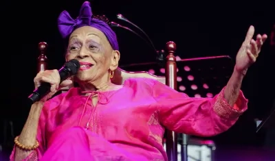 Omara Portundo, legendaria cantante cubana. 