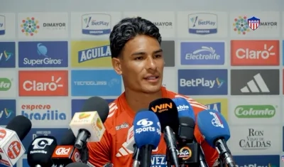 Jannenson Sarmiento, mediocampista del Junior.