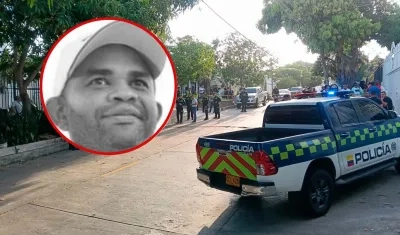 Lugar del atentado en el barrio Ciudad Jardín