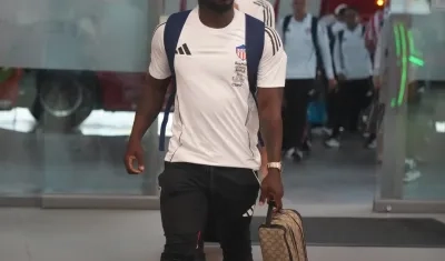 Yimmi Chará reapareció con Junior en el partido contra Fortaleza.
