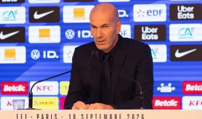 Zinedine Zidane, entrenador de la selección francesa. 
