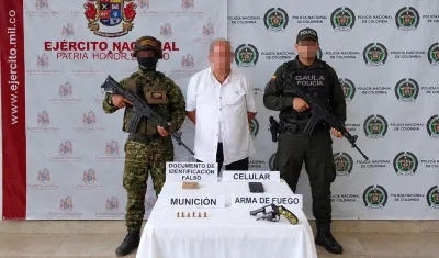La captura fue realizada por tropas del Ejército de la Segunda Brigada junto con la Policía. 
