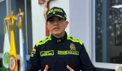 Coronel Yeison López.