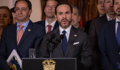 El Presidente de la República, Abelardo De La Espriella.