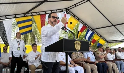 El Presidente Abelardo De La Espriella.