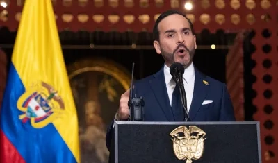El Presidente de la República, Abelardo De La Espriella.