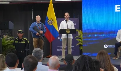 El Presidente Abelardo De La Espriella.