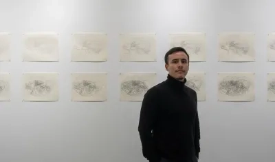 El artista plástico y pintor barranquillero Dylan Altamiranda.