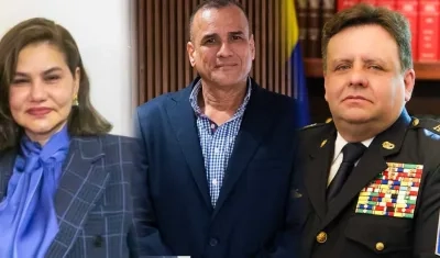 Magda Yolima Amaya, Carlos René Montoya y Germán Miranda.