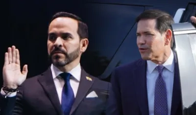 Abelardo De La Espriella y Marco Rubio.