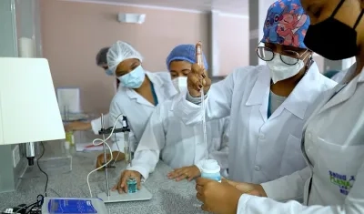 Estudiantes de la Universidad del Atlántico.
