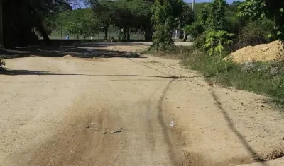 Sector de la vereda Puerto Rey, en La Boquilla, donde se presentó la masacre. 