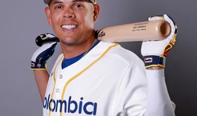Gio Urshela, mánager de la Selección Colombia de béisbol. 