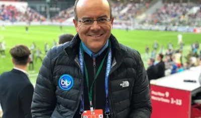 Ricardo Orrego, expresentador de deportes de Caracol Televisión.