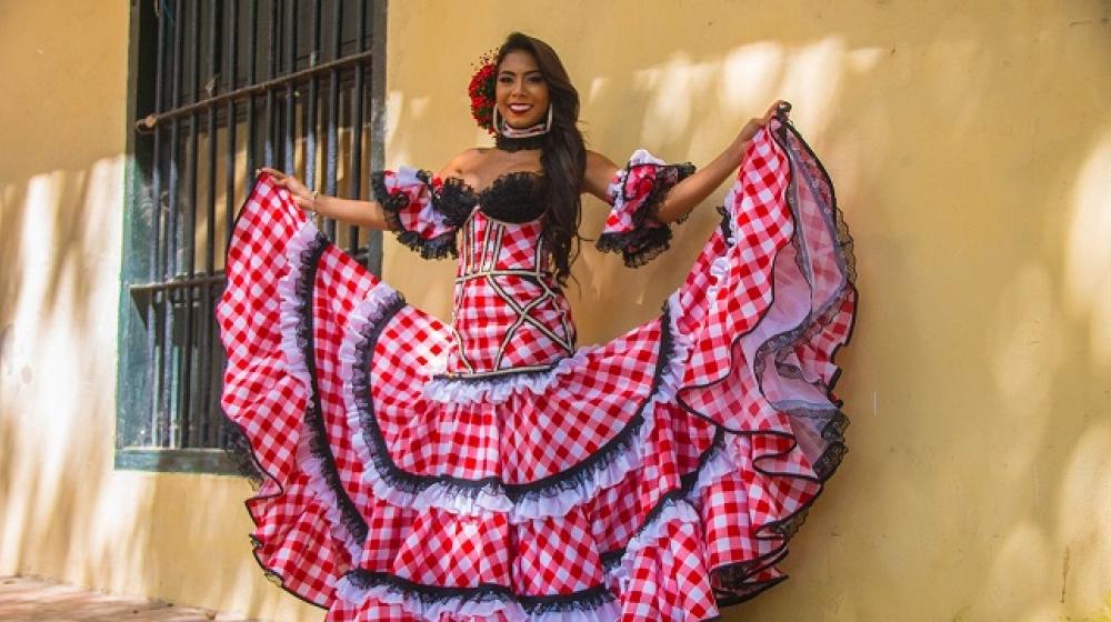 María José Romo Regino, reina del Carnaval de Soledad 2018.
