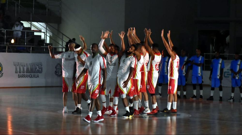 El quinteto de baloncesto profesional de Barranquilla, los Titanes