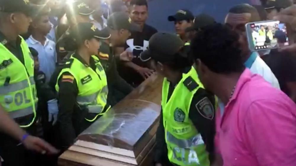 Recibimiento en Fundación al cuerpo de la pequeña Génesis